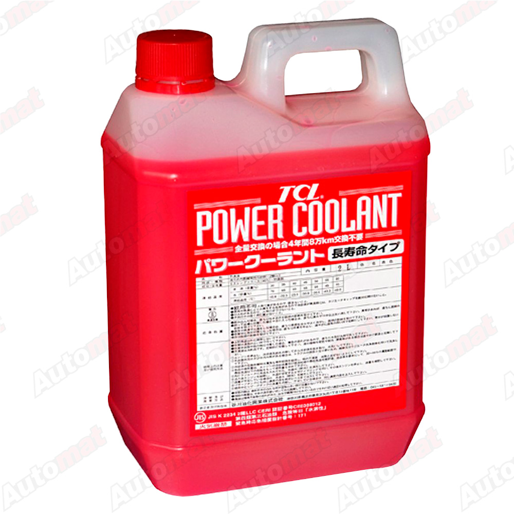 Антифриз TCL POWER COOLANT концентрированный красный, длительного действия, 2л