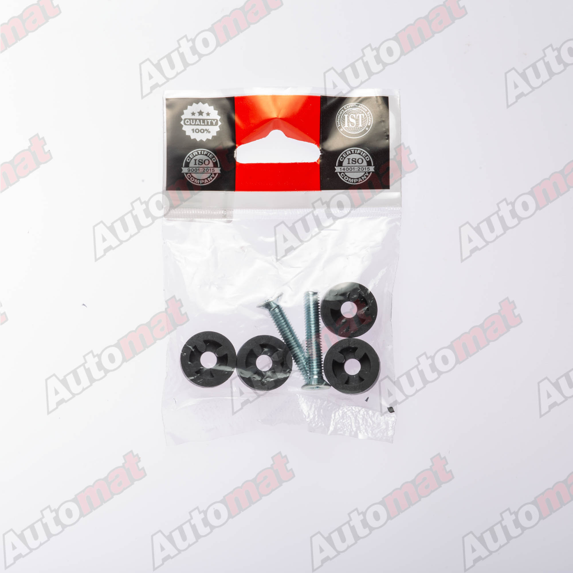 Проставки под рамку номера, с винтами (короткие 20мм), комплект 2 шт (под передний номер)