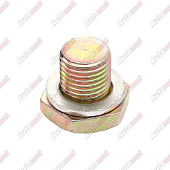 Болт маслосливной А/Т с магнитом MASUMA (с шайбой) Nissan CUBE.Z11